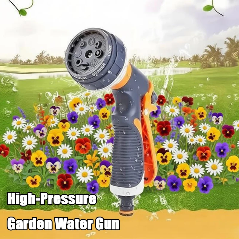 1Pc High-Pressure Garden Water Gun With Adjustable Nozzle Multi-Purpose For Home Gardening Watering Irrigation Cleaning Tools
1Pc High-Pressure Garden Water Gun With Adjustable Nozzle Multi-Purpose For Home Gardening Watering Irrigation Cleaning Tools