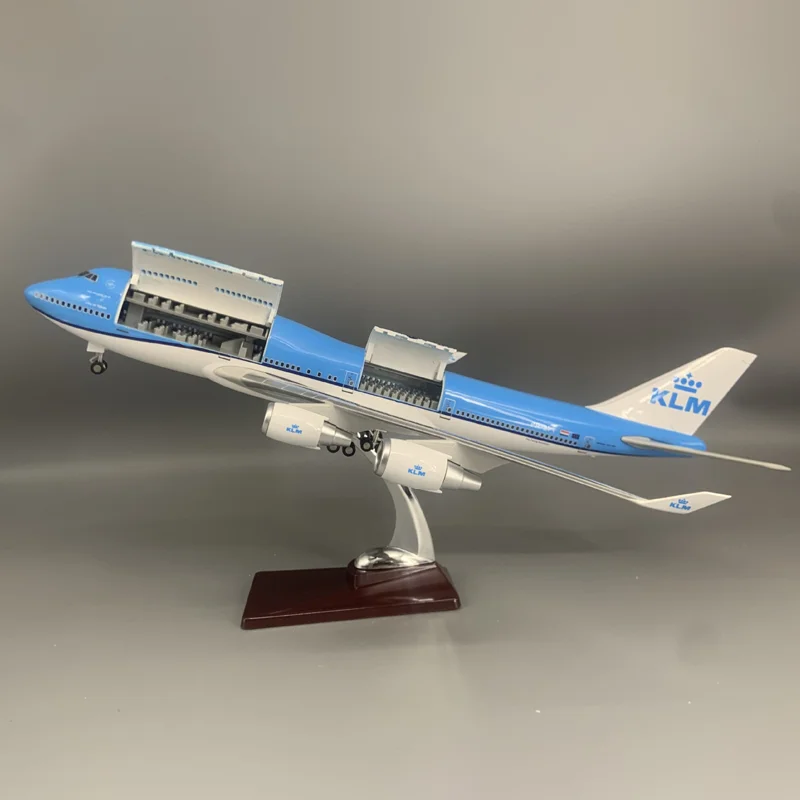 47cm Bo-Eing 747 Klm Dual Doors Airplane Model With Led Lights Wheels Static Simulation Aviation Ornament
47cm Bo-Eing 747 Klm Dual Doors Airplane Model With Led Lights Wheels Static Simulation Aviation Ornament
