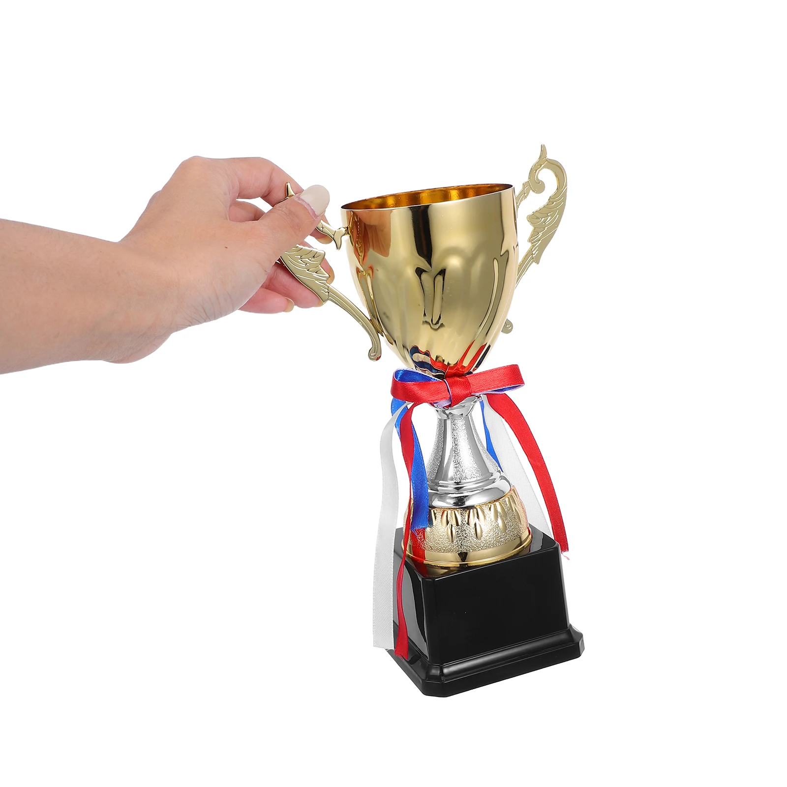 Creative Metal Trophy Golden Cup Design Sports Game Competition Awards Large Basketball Trophies Black Base Classroom Track
Creative Metal Trophy Golden Cup Design Sports Game Competition Awards Large Basketball Trophies Black Base Classroom Track