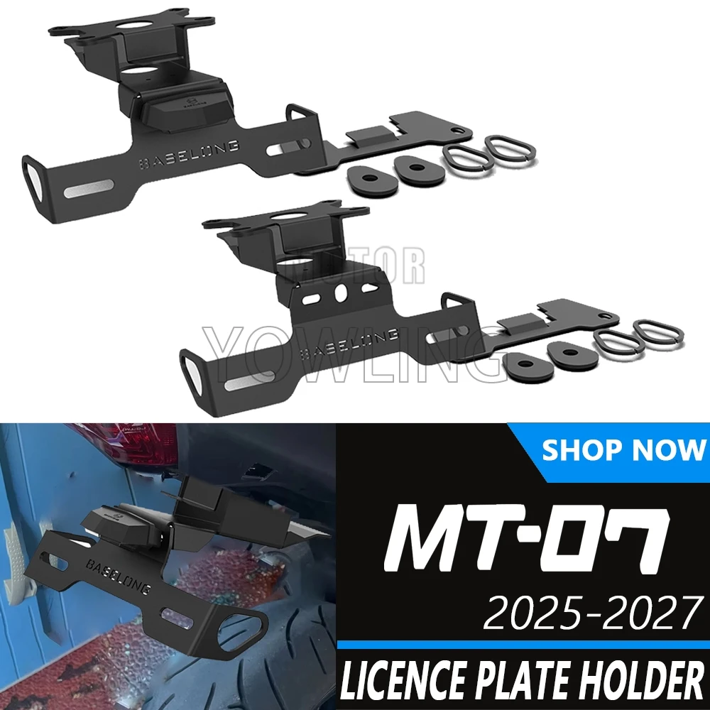 For Yamaha MT-07 Y-AMT 2025 2026 2027 Motorcycle License Plate Holder Fender Eliminator Registration Bracket MT07 Accessories
For Yamaha MT-07 Y-AMT 2025 2026 2027 Motorcycle License Plate Holder Fender Eliminator Registration Bracket MT07 Accessories