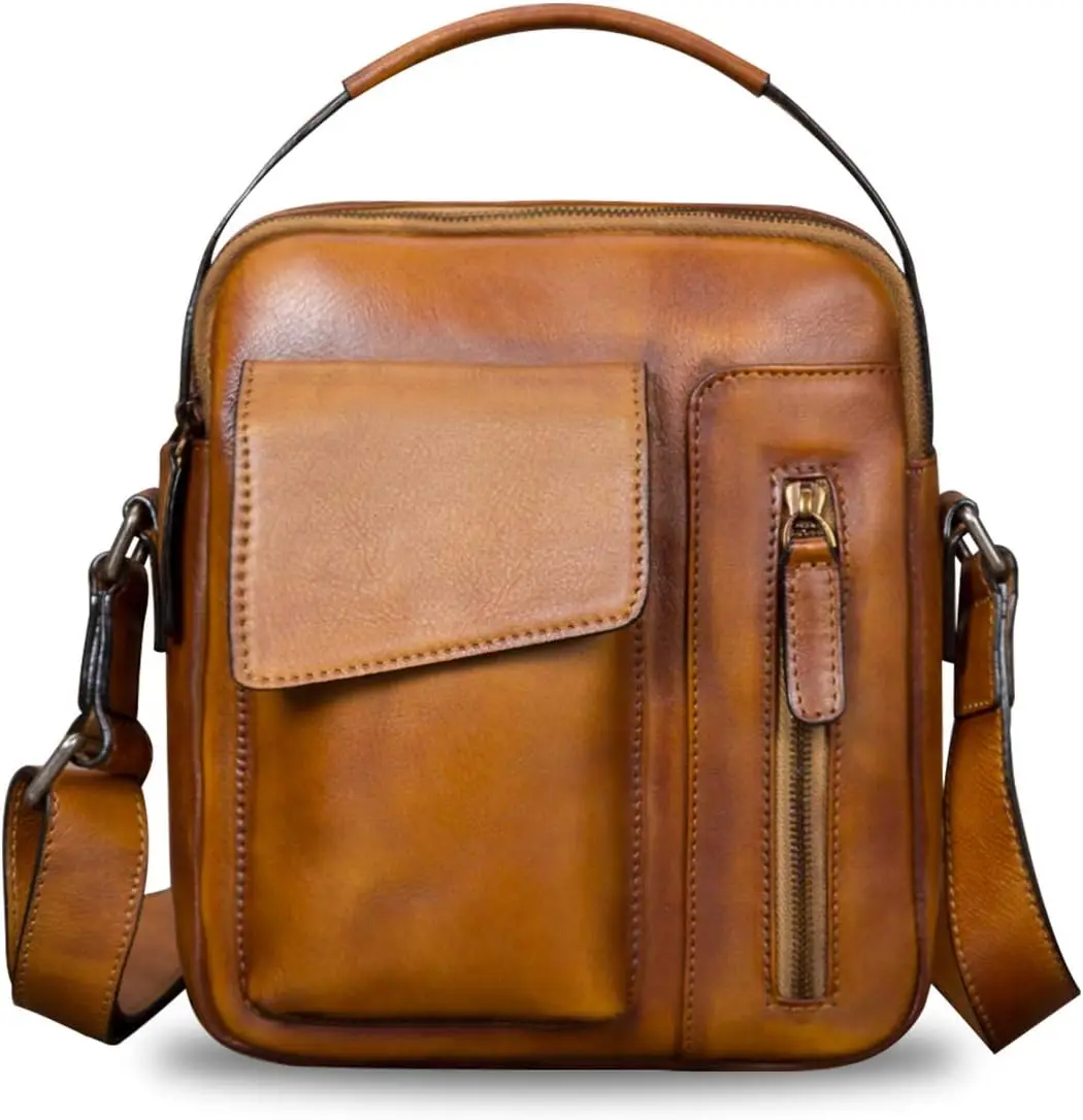 Genuine Leather Purses and Shoulder Bag for Men Vintage Real Leather Messenger Bag Handbag Crossbody Satchel Purse Strap
Genuine Leather Purses and Shoulder Bag for Men Vintage Real Leather Messenger Bag Handbag Crossbody Satchel Purse Strap
