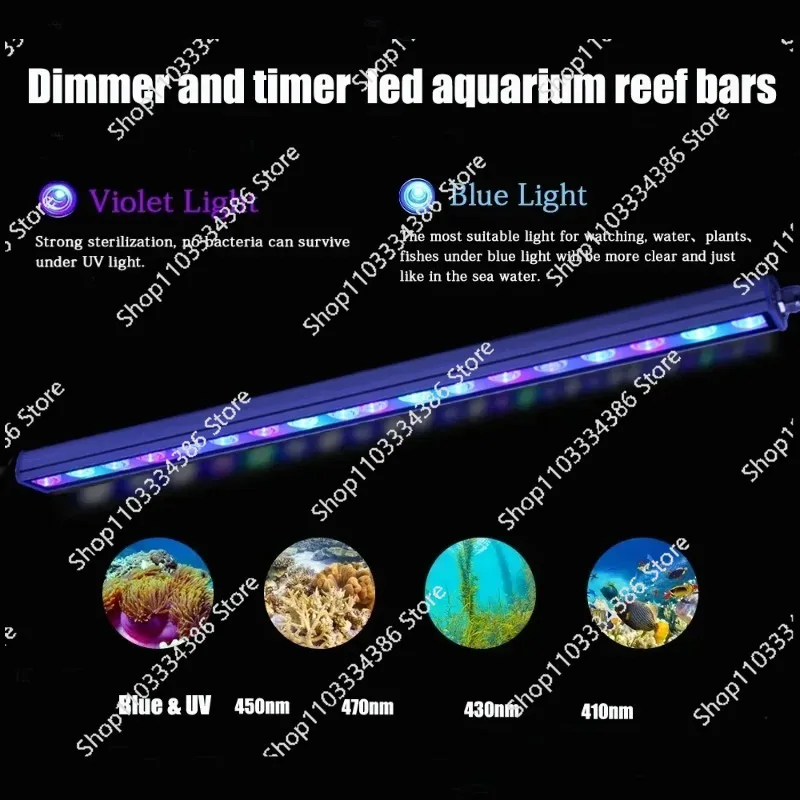 UV Reef Aquarium Light 2ft 3ft 4ft 5ft Reef LED Bar LED Aquarium Light Blue Plus with Timer
UV Reef Aquarium Light 2ft 3ft 4ft 5ft Reef LED Bar LED Aquarium Light Blue Plus with Timer