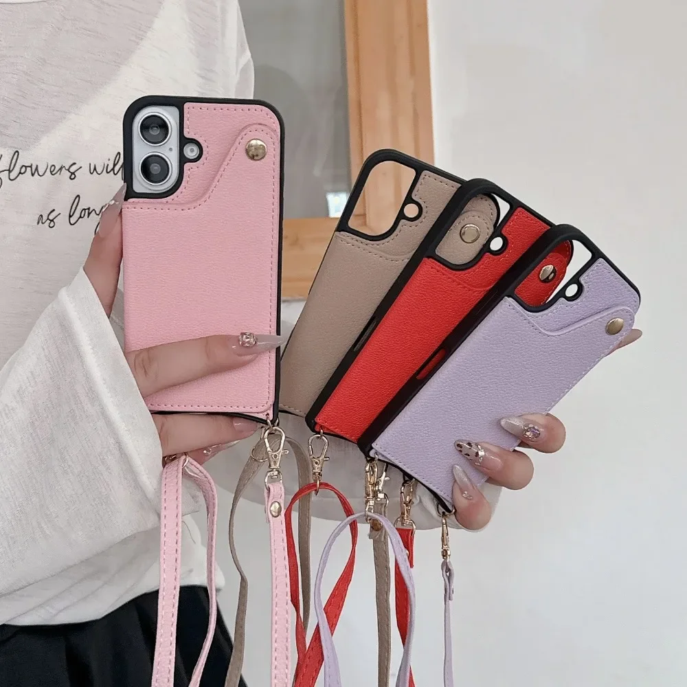 Mirror Crossbody Rope Phone Case for IPhone 16 15 Plus 14 13 12 11 Pro Max X XR 7 8 Wallet with Card Holder Leather Flip Cover
Mirror Crossbody Rope Phone Case for IPhone 16 15 Plus 14 13 12 11 Pro Max X XR 7 8 Wallet with Card Holder Leather Flip Cover