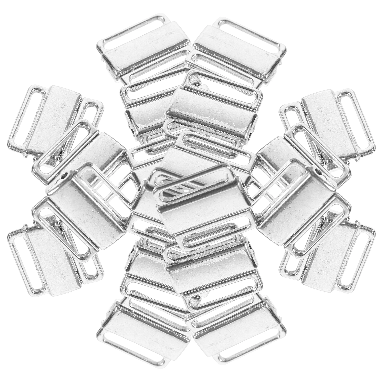 Alloy Front Buckle Bra Retainer Underwear Clip Buckles Silver Hook Clasps Hooks
Alloy Front Buckle Bra Retainer Underwear Clip Buckles Silver Hook Clasps Hooks