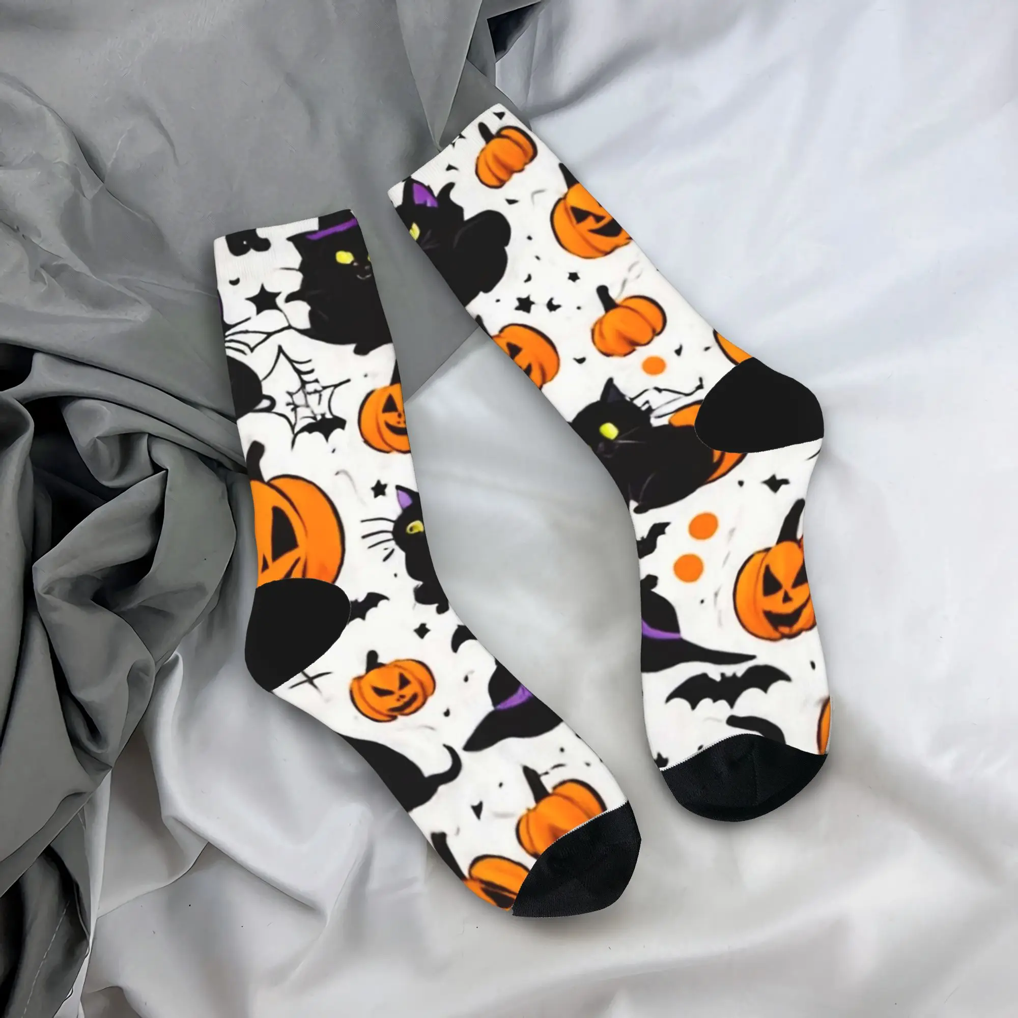 Винтажные чулки с тыквой и черными кошками на Хэллоуин, мужские носки, мягкие кавайные носки, осенние антибактериальные дизайнерские носки для скалолазания
Винтажные чулки с тыквой и черными кошками на Хэллоуин, мужские носки, мягкие кавайные носки, осенние антибактериальные дизайнерские носки для скалолазания