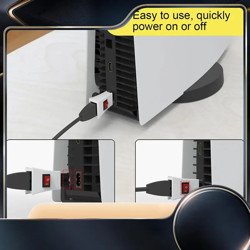 Game Console ON/Off Power Switch Button For PS5/PS4/PS3/ Series X Power Protection Switch-N34R