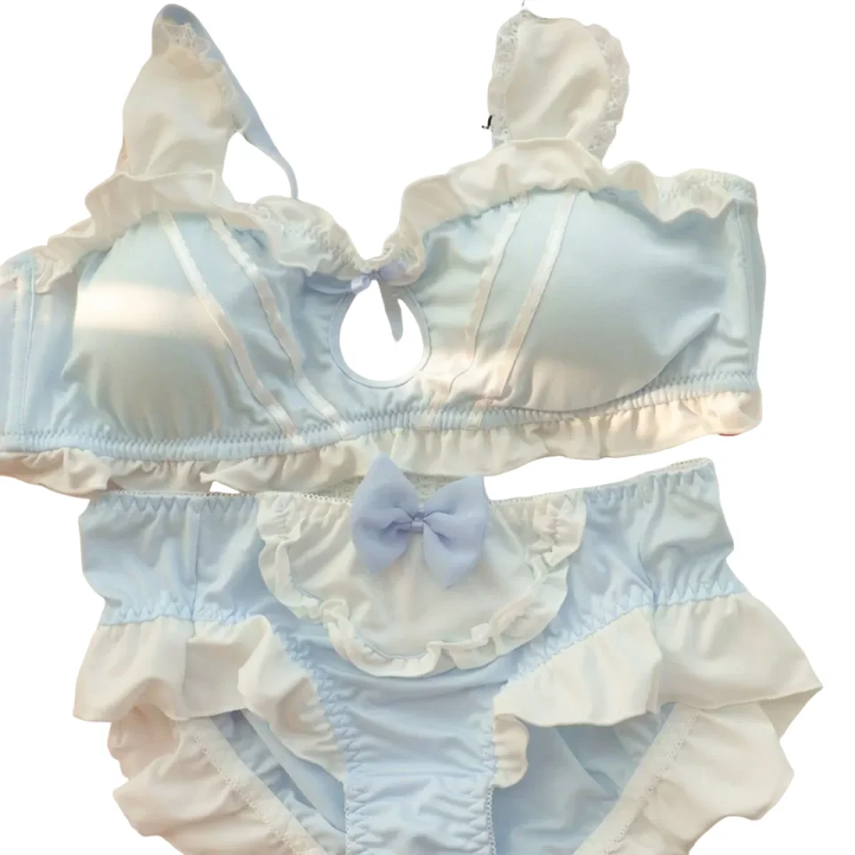KUCLUT Lolita Cute lingerie women Japanese Rabbit ears sweet girl small chest pull together no underwire bra set
KUCLUT Lolita Cute lingerie women Japanese Rabbit ears sweet girl small chest pull together no underwire bra set