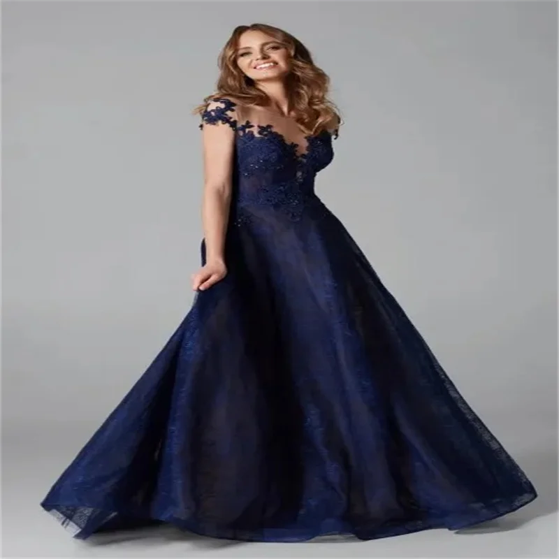 Evening Dresses Woman Elegant Sheer Neck Black Prom Dress for Weddings Luxury Dress 2024 A Line Evening Party Dresses Woman
Evening Dresses Woman Elegant Sheer Neck Black Prom Dress for Weddings Luxury Dress 2024 A Line Evening Party Dresses Woman