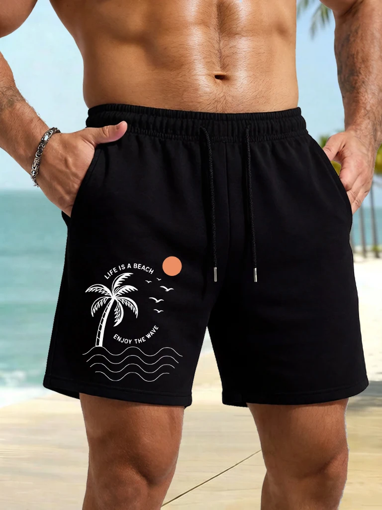 Life Is A Beach Prints Male Loose Summer Shorts Gym Drawstring Swimming Trunks Vacation Sport Clothing For Mens Casual Clothes
Life Is A Beach Prints Male Loose Summer Shorts Gym Drawstring Swimming Trunks Vacation Sport Clothing For Mens Casual Clothes