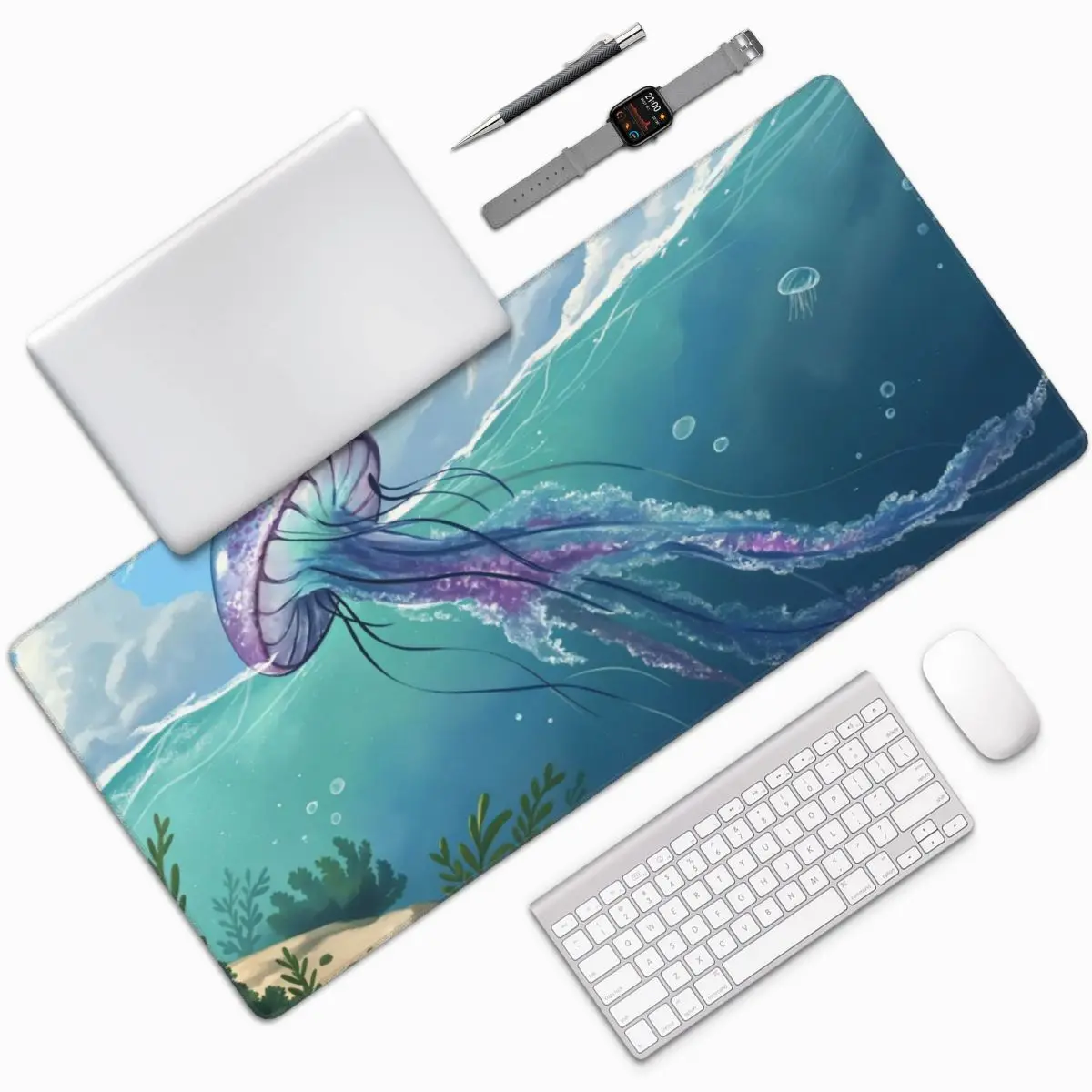 Cartoon Jellyfish Underwater Large Mouse Pad Computer Keyboard Mouse Mat Gaming PC Laptop Desk Mat Office Accessories Table Mats
Cartoon Jellyfish Underwater Large Mouse Pad Computer Keyboard Mouse Mat Gaming PC Laptop Desk Mat Office Accessories Table Mats