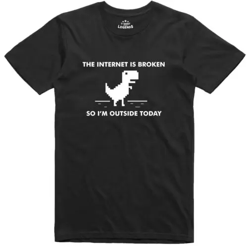 Mens geek t-shirt Regular Fit The Internet Is Broken Funny Web Page Computer web
Mens geek t-shirt Regular Fit The Internet Is Broken Funny Web Page Computer web