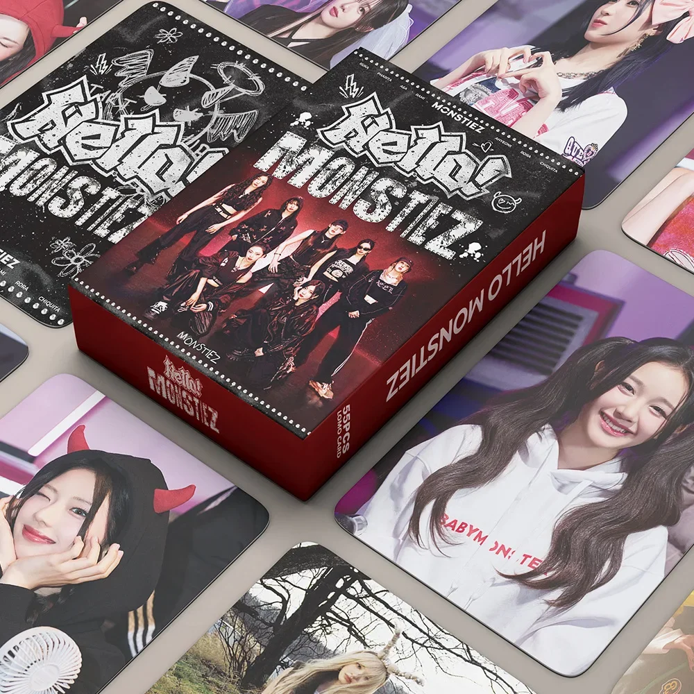 55pcs/set KPOP BABY MONSTER FANCLUB HELLO MONSTIEZ Photo Album Lomo Cards Babymonster Photocards
55pcs/set KPOP BABY MONSTER FANCLUB HELLO MONSTIEZ Photo Album Lomo Cards Babymonster Photocards