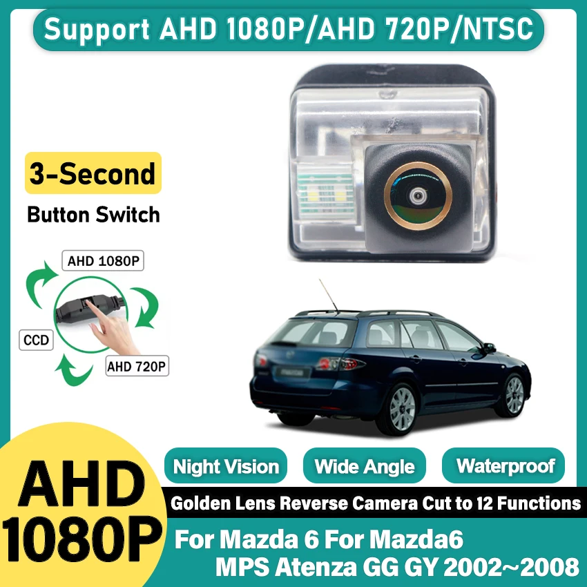 Power Relay Filter Reverse Camera For Mazda 6 Mazda6 MPS Atenza GG GY 2002~2008 Rear View Camera HD CCD Night Vision Golden Lens
Power Relay Filter Reverse Camera For Mazda 6 Mazda6 MPS Atenza GG GY 2002~2008 Rear View Camera HD CCD Night Vision Golden Lens