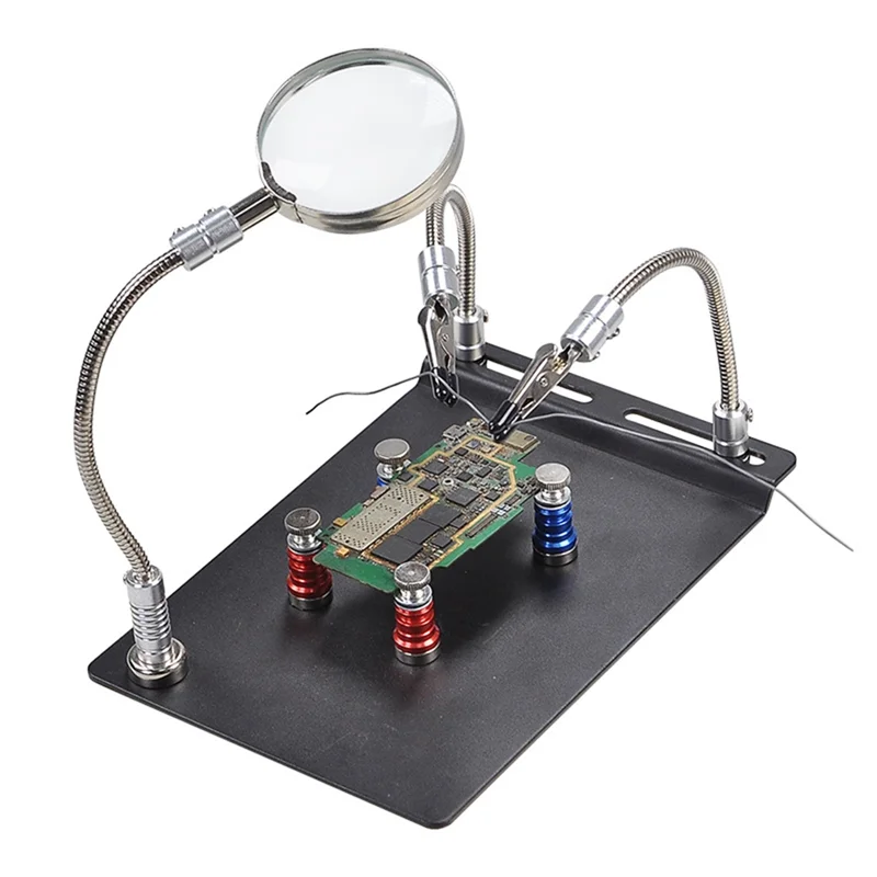 ABWZ-Magnetic Magnifying Glass PCB Circuit Board Holder Flexible Arm Soldering Welding Station Soldering Iron Stand
ABWZ-Magnetic Magnifying Glass PCB Circuit Board Holder Flexible Arm Soldering Welding Station Soldering Iron Stand