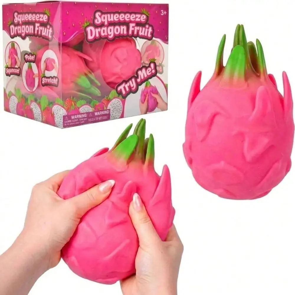 Creative Mixed Squeeze Toy Realistic Dragon Fruit, Big Bun Tofu Ball Soft TPR Stress Relief Gadget Funny Sensory Fidget Toy,Kid
Creative Mixed Squeeze Toy Realistic Dragon Fruit, Big Bun Tofu Ball Soft TPR Stress Relief Gadget Funny Sensory Fidget Toy,Kid