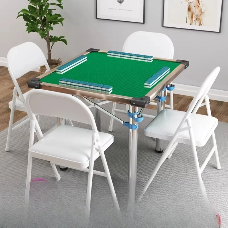 Foldable mahjong table simple dining egg table dual-purpose chess and card sparrow table manual hand rubbing household
Foldable mahjong table simple dining egg table dual-purpose chess and card sparrow table manual hand rubbing household