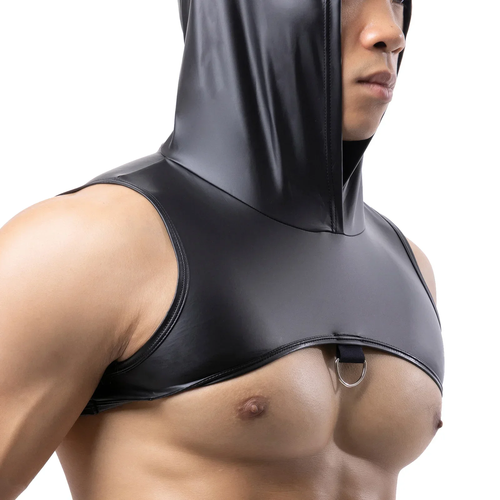 Мужская майка с мышцами, жилет, мужская сексуальная одежда с капюшоном, клубная одежда, сценический костюм, укороченные топы, майки без рукавов для фитнеса
Мужская майка с мышцами, жилет, мужская сексуальная одежда с капюшоном, клубная одежда, сценический костюм, укороченные топы, майки без рукавов для фитнеса