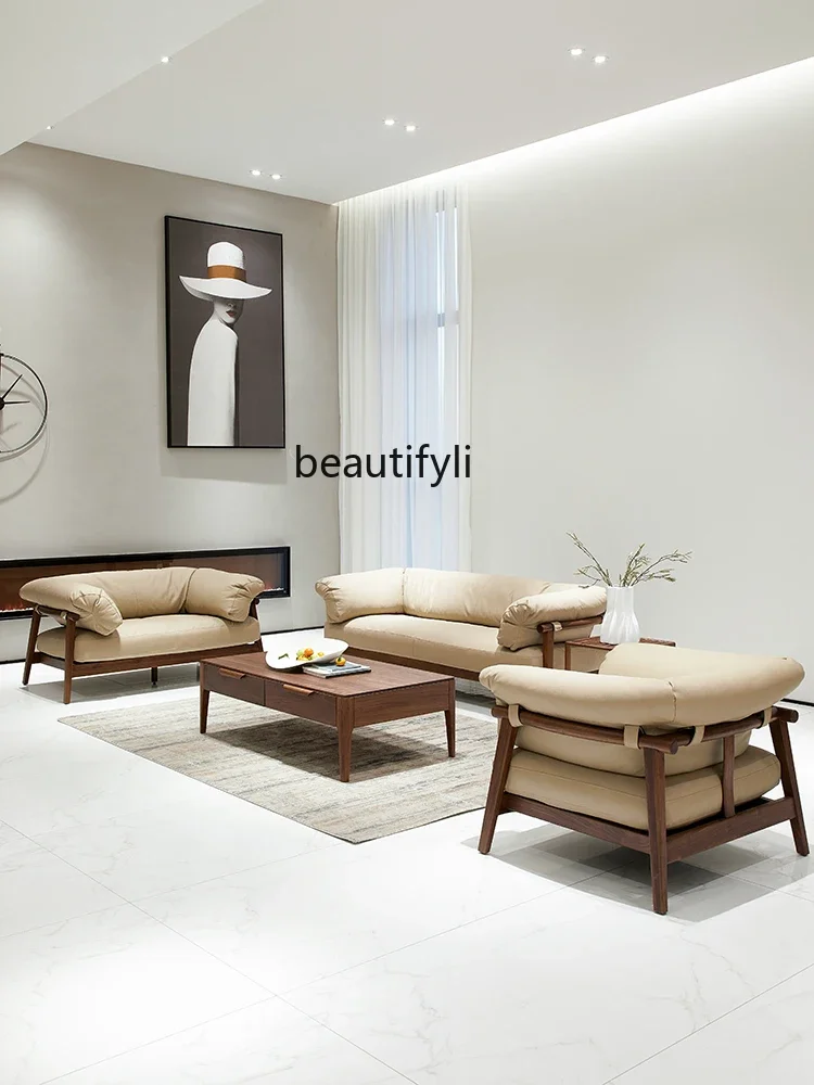Italian Light Luxury Black Walnut Wooden Tea Table Modern Minimalist Living Room Home Log Nordic Solid Wood Tea Table furniture
Italian Light Luxury Black Walnut Wooden Tea Table Modern Minimalist Living Room Home Log Nordic Solid Wood Tea Table furniture