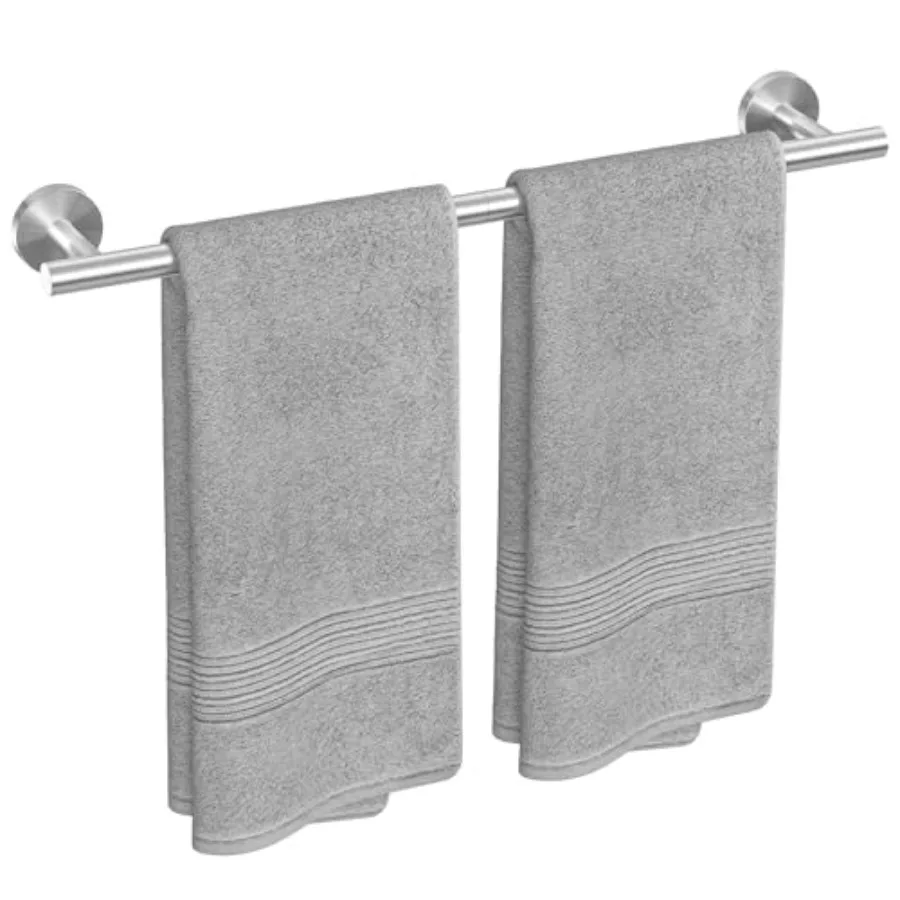 Brushed Nickel Towel Bar 24-Inch Towel Rack for Bathroom Wall Mounted Thicken SUS304 Stainless Steel Towel Rod Modern Home Deco
Brushed Nickel Towel Bar 24-Inch Towel Rack for Bathroom Wall Mounted Thicken SUS304 Stainless Steel Towel Rod Modern Home Deco
