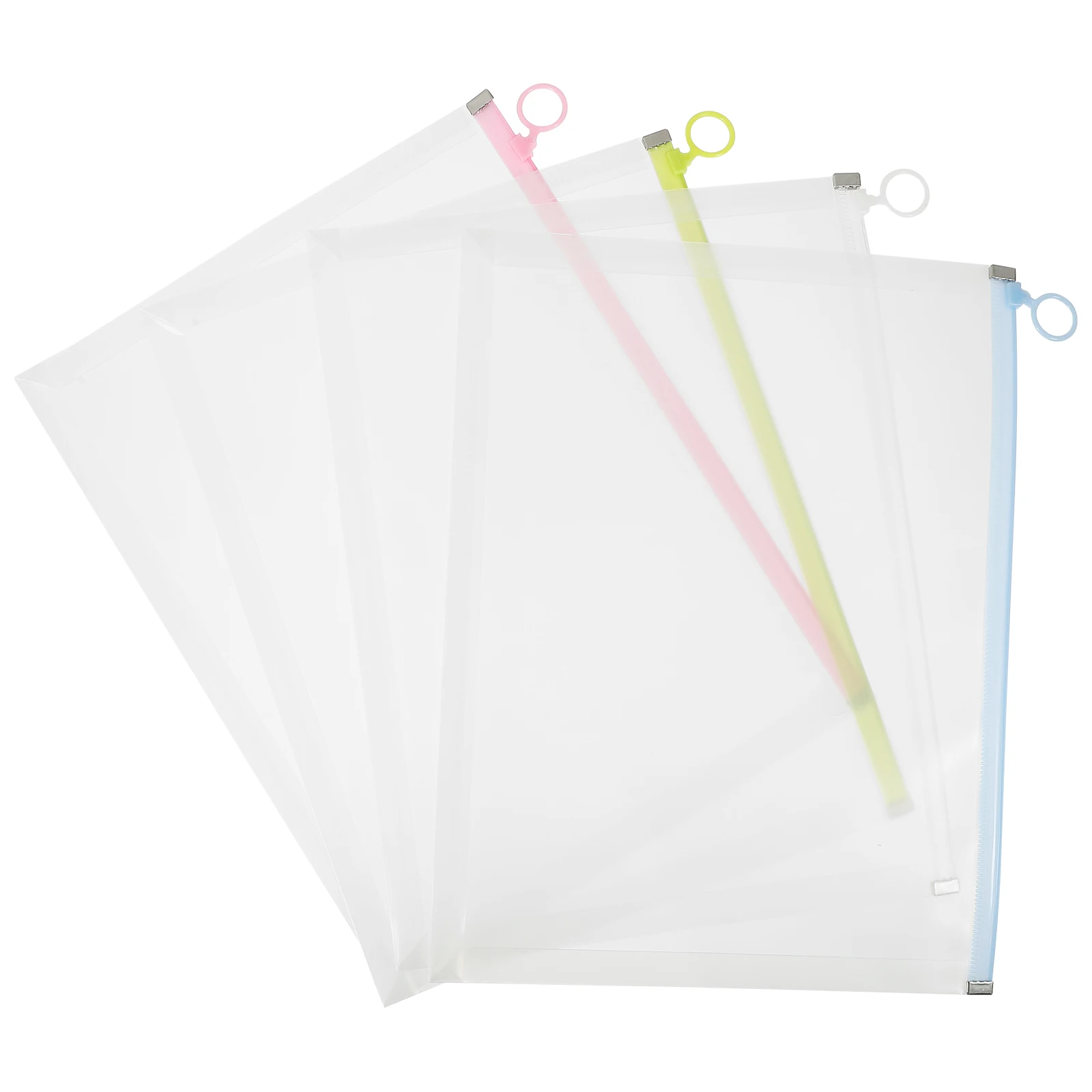 4pcs PP Transparent File Folder Stationery Document Bag A4 Size Storage Envelope for Office Home Use Clear Plastic File
4pcs PP Transparent File Folder Stationery Document Bag A4 Size Storage Envelope for Office Home Use Clear Plastic File
