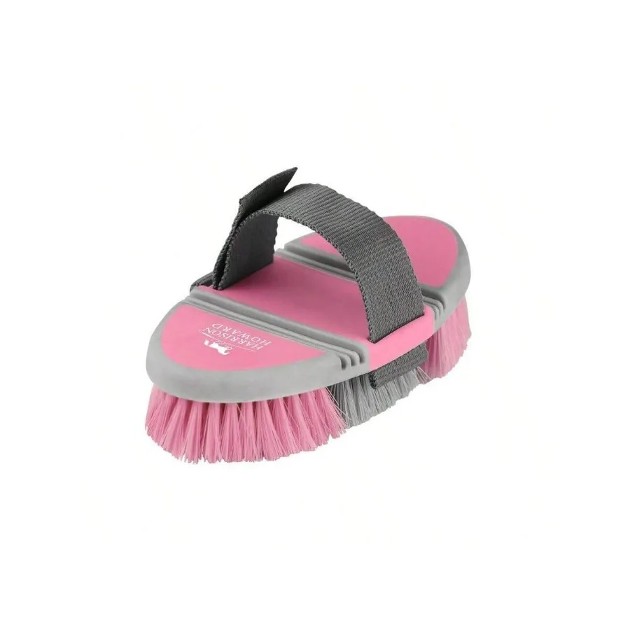 【New Arrival】Pink & Gray Horse Grooming Brush, Soft Bristle Curry Comb with Adjustable Strap for Horses
【New Arrival】Pink & Gray Horse Grooming Brush, Soft Bristle Curry Comb with Adjustable Strap for Horses