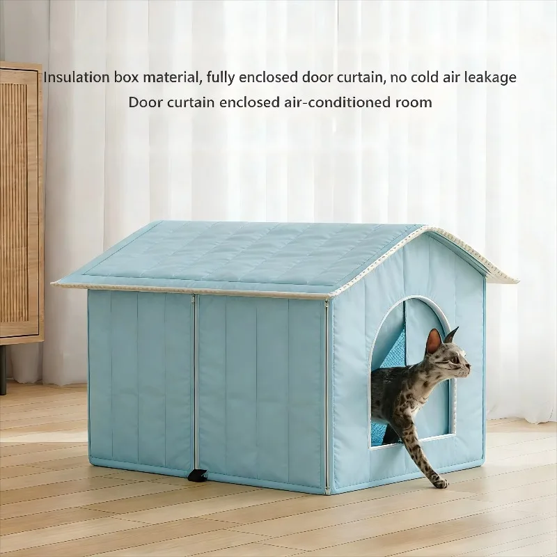 Cat Nest Summer Pet Cooler Oxford Fabric Carton Eco-friendly Indoor Use Long-lasting Locking Temperature Sleeping House
Cat Nest Summer Pet Cooler Oxford Fabric Carton Eco-friendly Indoor Use Long-lasting Locking Temperature Sleeping House