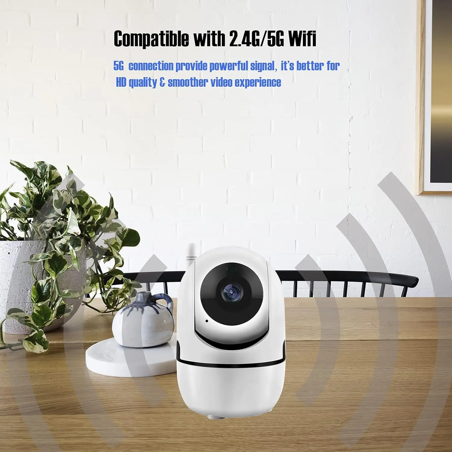 Камера видеонаблюдения для помещений - 2K 360° ° Wi-Fi камера для домашней безопасности, монитор для наблюдения за домашними животными/детьми с мобильным приложением, двусторонняя аудиосвязь, ночное видение
Камера видеонаблюдения для помещений - 2K 360° ° Wi-Fi камера для домашней безопасности, монитор для наблюдения за домашними животными/детьми с мобильным приложением, двусторонняя аудиосвязь, ночное видение
