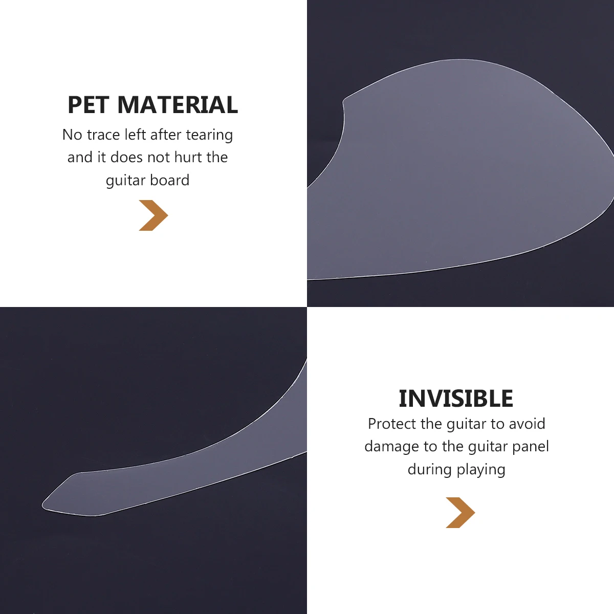 1pc Guitar Pickguard Sticker Transparent PET Random Color No Residue 40 41 Inch Anti Scratch Protector Decals Guitar
1pc Guitar Pickguard Sticker Transparent PET Random Color No Residue 40 41 Inch Anti Scratch Protector Decals Guitar