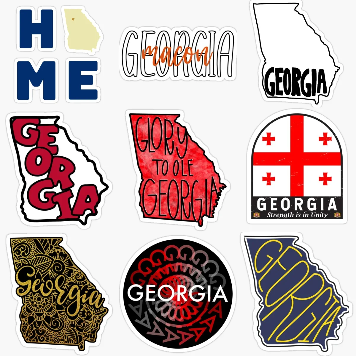 GE Georgia Flag Map Creative PVC Stickers for Car Bicycle Van Motorcycle Window Helmet Fridge Wall Decoration Accessories
GE Georgia Flag Map Creative PVC Stickers for Car Bicycle Van Motorcycle Window Helmet Fridge Wall Decoration Accessories
