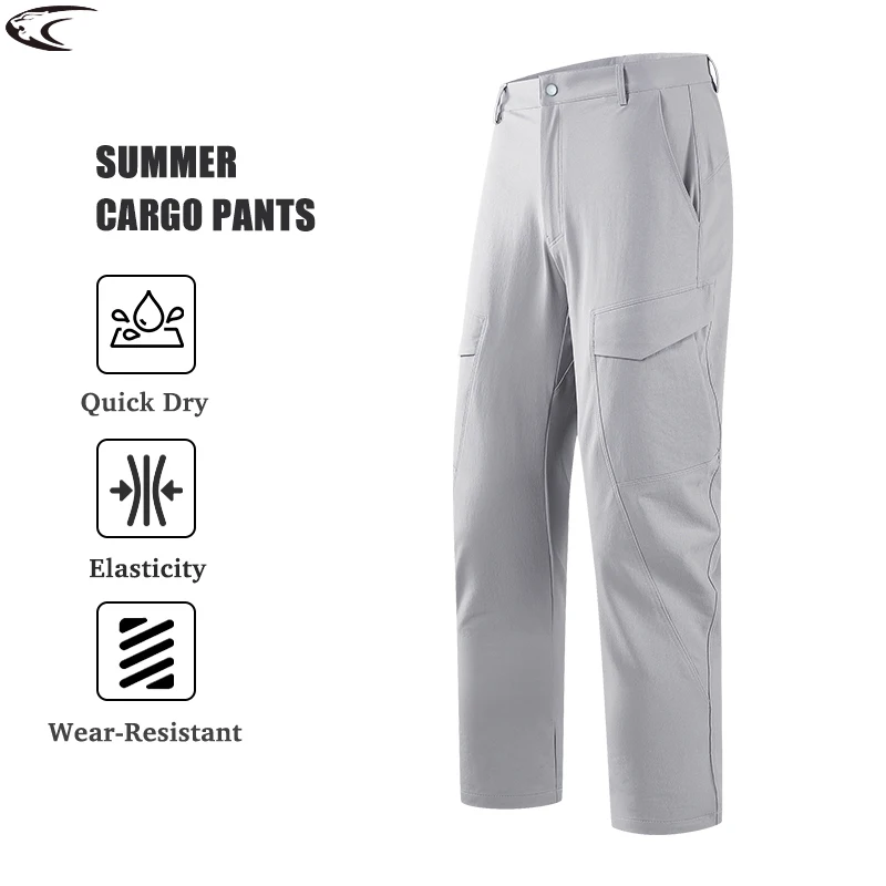 LNGXO Unisex Summer Quick Dry Cargo Pants Hiking Trekking Mountaineering Trousers Men Women Elastic Waterproof Sports Pants
LNGXO Unisex Summer Quick Dry Cargo Pants Hiking Trekking Mountaineering Trousers Men Women Elastic Waterproof Sports Pants