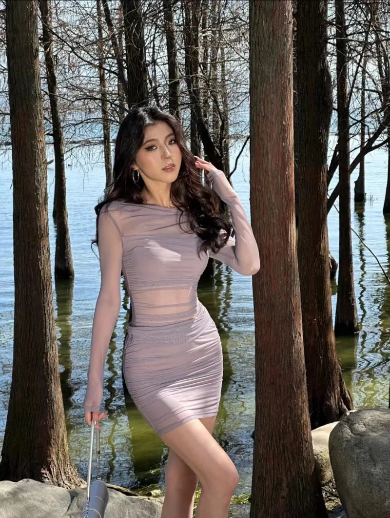 French Fashion Pure Desire Style Slim Fit Light Purple Top Women's Summer Slim Fit Half Skirt Two Piece Set Female Clothing
French Fashion Pure Desire Style Slim Fit Light Purple Top Women's Summer Slim Fit Half Skirt Two Piece Set Female Clothing