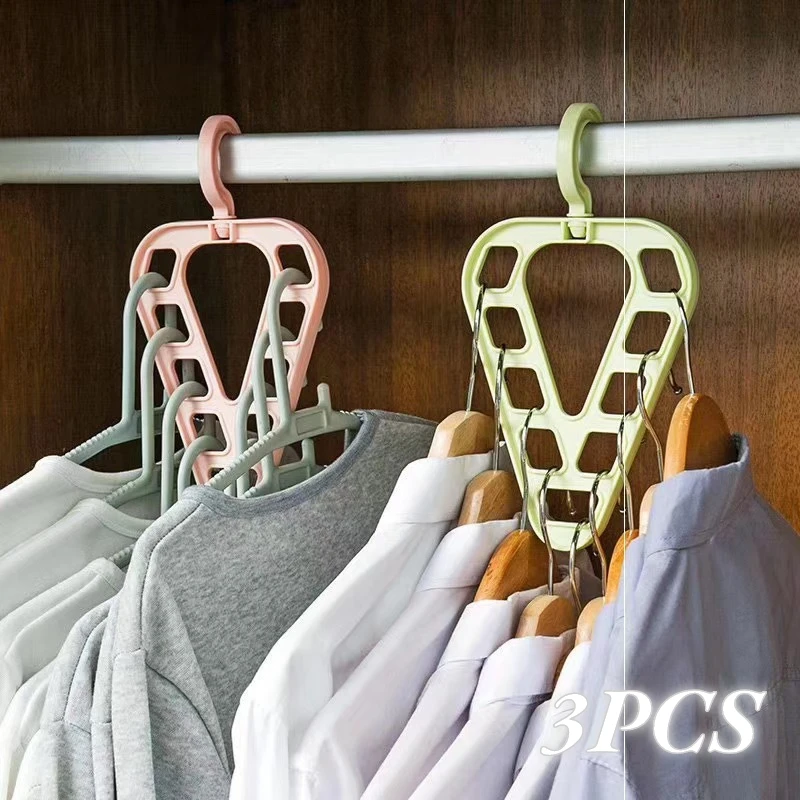 Multifunctional Triangle Clothes Hanger 360 Dgree Rotatable Clothes Drying Plastic Scarf Clothes 9 Hole Hanger Storage Rack
Multifunctional Triangle Clothes Hanger 360 Dgree Rotatable Clothes Drying Plastic Scarf Clothes 9 Hole Hanger Storage Rack
