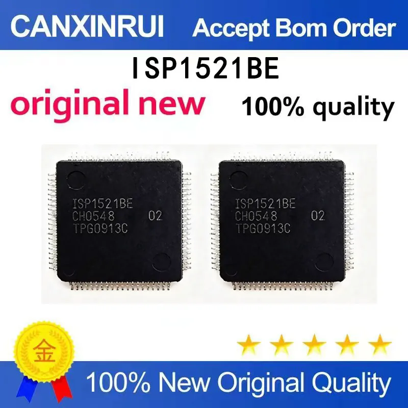 (5-100 pieces)Brand new original ISP1521BE QFP80 ST high-speed universal serial bus controller IC chip
(5-100 pieces)Brand new original ISP1521BE QFP80 ST high-speed universal serial bus controller IC chip
