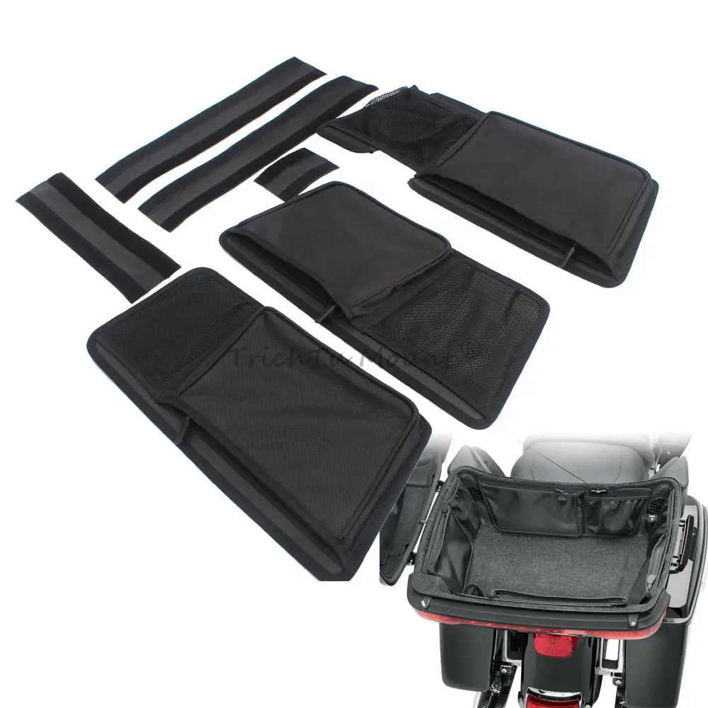 Motorcycle Rear luggage Nylon Tour Pack Trunk Liner Organizer Storage Bag For Harley Touring Street Electra Glide FLHR 2014-2024
Motorcycle Rear luggage Nylon Tour Pack Trunk Liner Organizer Storage Bag For Harley Touring Street Electra Glide FLHR 2014-2024
