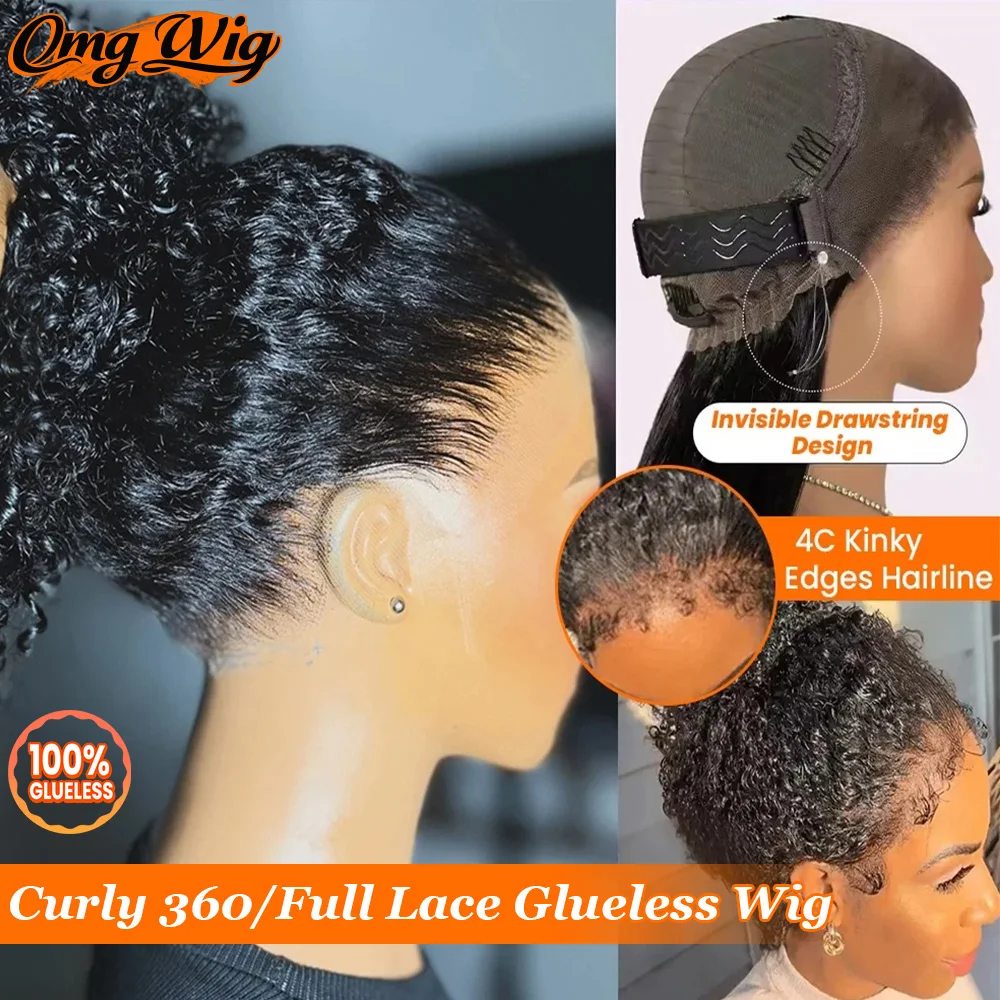 360 Бесклеевой кружевной кудрявый парик из натуральных волос с 4C Kinky Edges Полный кружевной вьющийся парик с невидимым ремешком для чернокожих женщин
360 Бесклеевой кружевной кудрявый парик из натуральных волос с 4C Kinky Edges Полный кружевной вьющийся парик с невидимым ремешком для чернокожих женщин