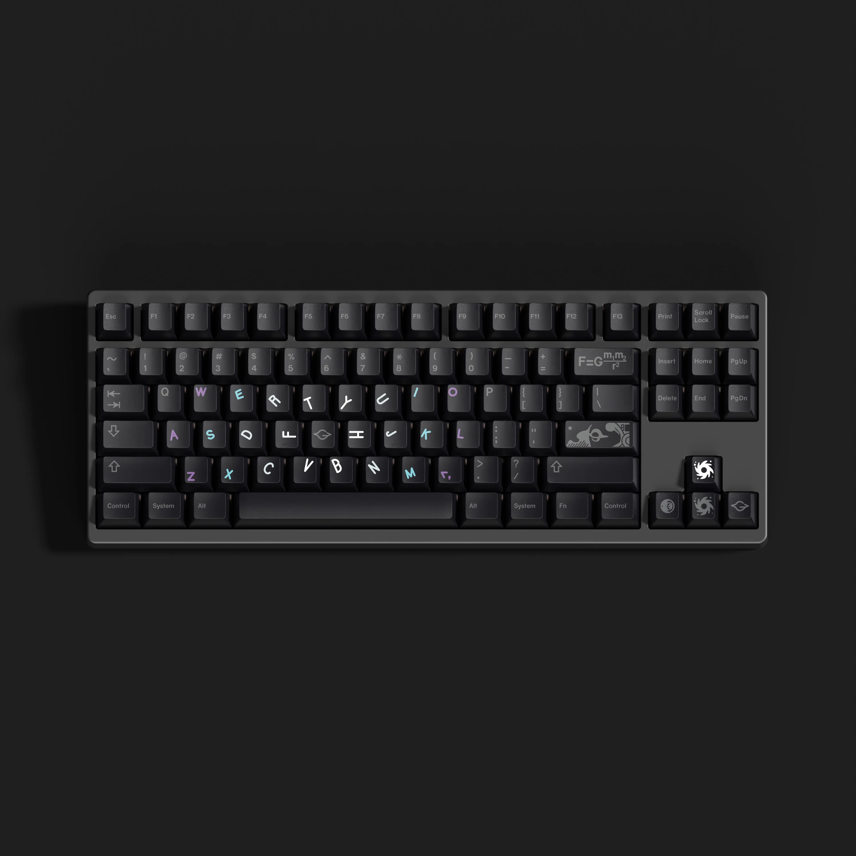 GMK Singularity — индивидуальная клавиатура из ПБТ, сублимация, оригинальная высота, разделенные пространства для клавиш
GMK Singularity — индивидуальная клавиатура из ПБТ, сублимация, оригинальная высота, разделенные пространства для клавиш