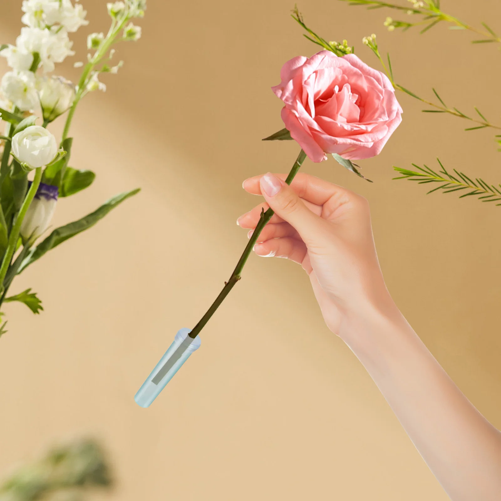 100 Pcs 7CM Blue Flower Tubes Water Cap Plastic Reusable Preservation Tools Arrangement Display Floral Test Tubes
100 Pcs 7CM Blue Flower Tubes Water Cap Plastic Reusable Preservation Tools Arrangement Display Floral Test Tubes