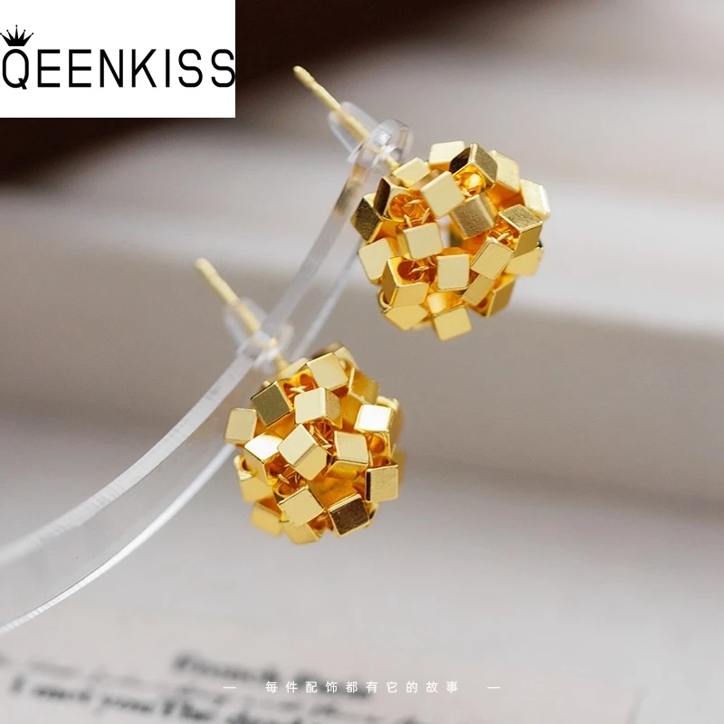 QEENKISS Gold Cube Square Stud Earrings For Women Wedding Party Birthday Christmas Bride Mother Girlfriend Ladies Gifts EG5490
QEENKISS Gold Cube Square Stud Earrings For Women Wedding Party Birthday Christmas Bride Mother Girlfriend Ladies Gifts EG5490