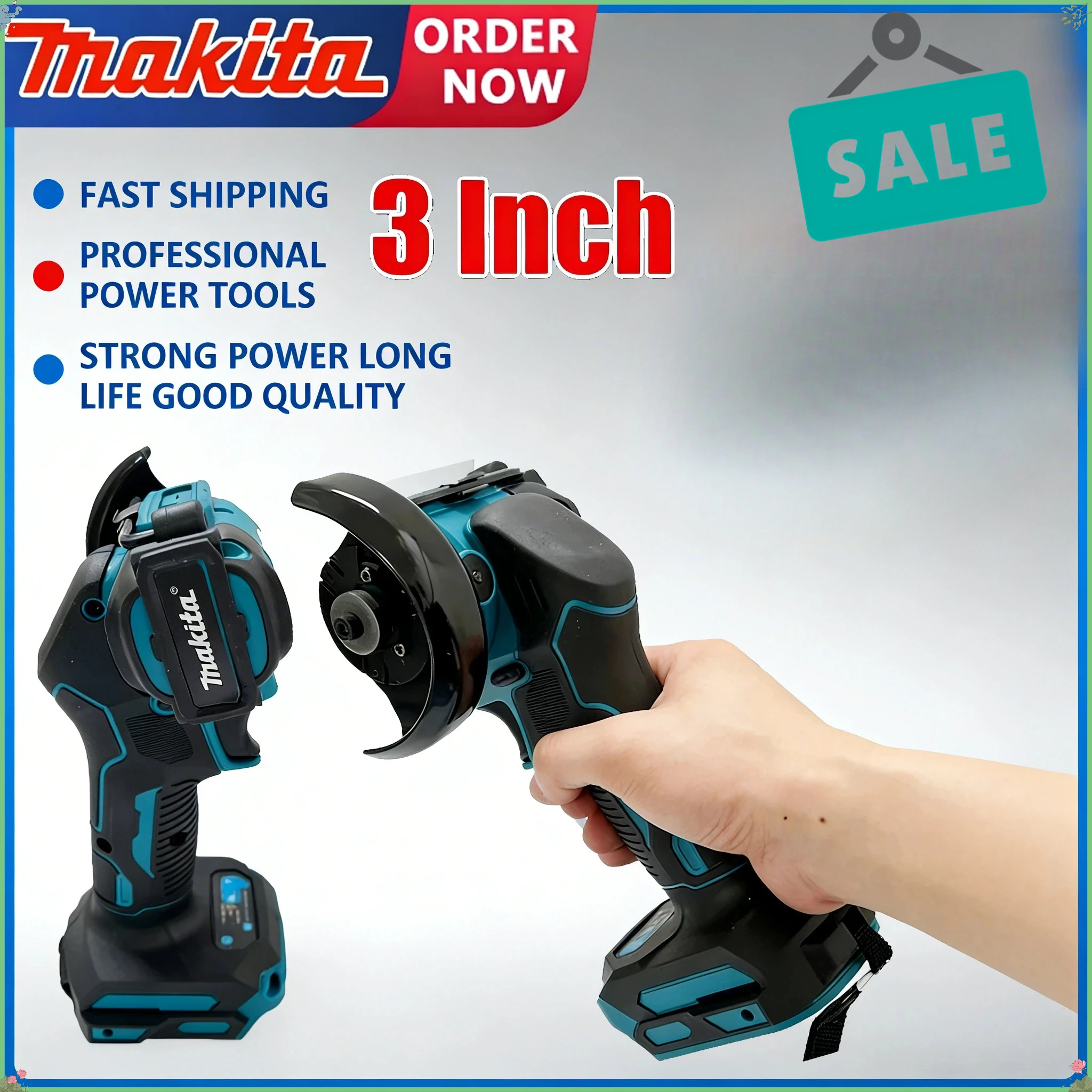 Makita 3 Inch Mini Angle Grinder Cutting Circular Cordless Electirc CUT OFF Saw Power Tool For Makita Battery Power Tool
Makita 3 Inch Mini Angle Grinder Cutting Circular Cordless Electirc CUT OFF Saw Power Tool For Makita Battery Power Tool