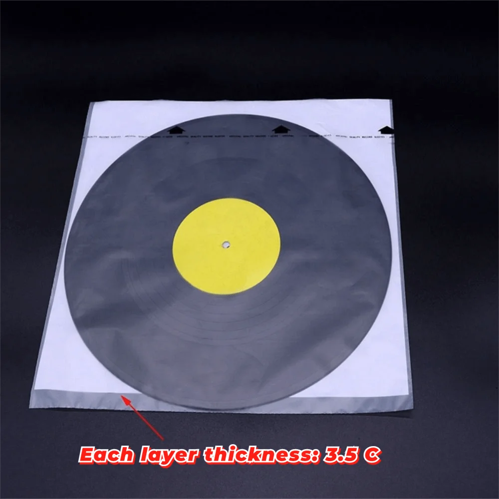 C5 10PCS 12 Inch Vinyl Records Sleeve White Resealable Lp Vinyl Record Cover Record Storage Bags Dust-Proof And Static-Free Home
C5 10PCS 12 Inch Vinyl Records Sleeve White Resealable Lp Vinyl Record Cover Record Storage Bags Dust-Proof And Static-Free Home
