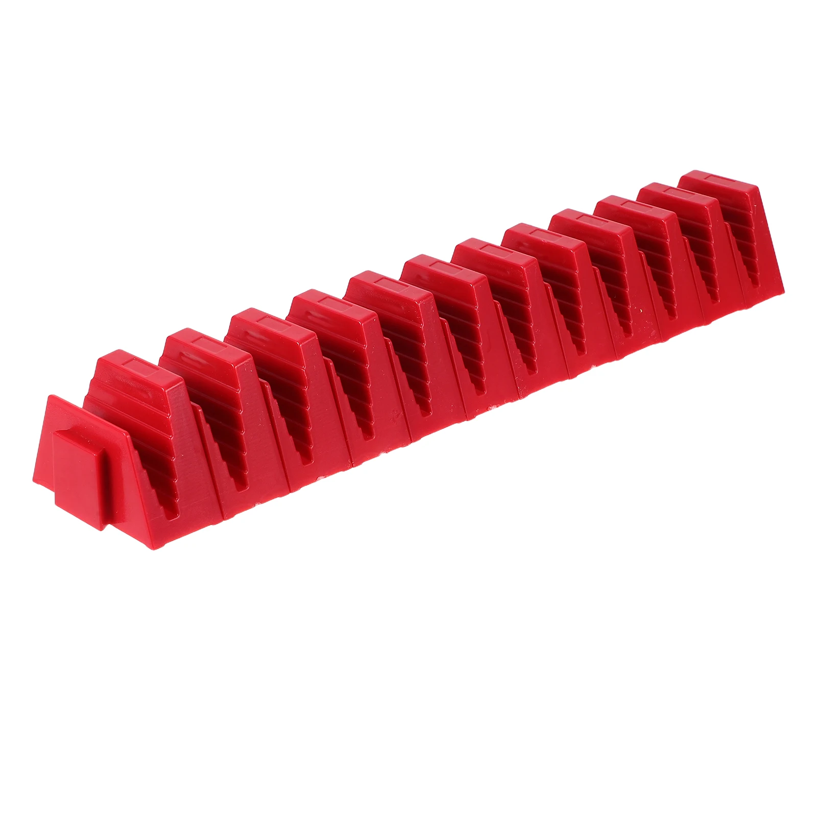 12 Pcs Wrench Storage Rack Red Plastic Electric Stand Hand Tool Holder Organizer Compact Space Efficient Modular Design Durable
12 Pcs Wrench Storage Rack Red Plastic Electric Stand Hand Tool Holder Organizer Compact Space Efficient Modular Design Durable