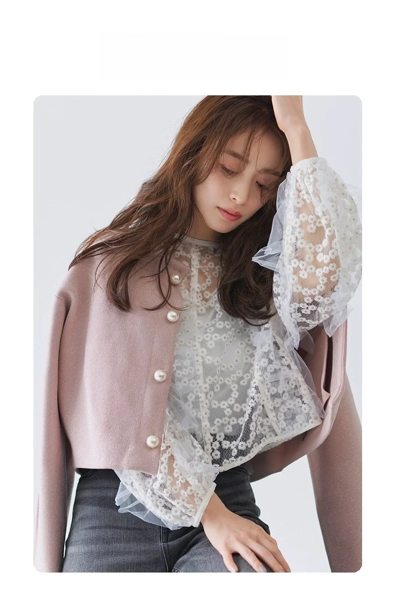 Xingyejia Tee Thousand Gold AP 24 New round Ne Embroidered Flower Lace Top Women's irt Premium Quali Faionable Design
Xingyejia Tee Thousand Gold AP 24 New round Ne Embroidered Flower Lace Top Women's irt Premium Quali Faionable Design