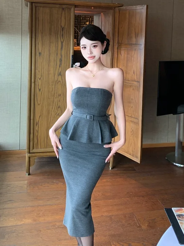 Women's Summer Slimming Halter Neck Tulle Skirt Set High Waist Short Length Anti-Wrinkle Regenerative Fiber One-Piece Suit
Women's Summer Slimming Halter Neck Tulle Skirt Set High Waist Short Length Anti-Wrinkle Regenerative Fiber One-Piece Suit