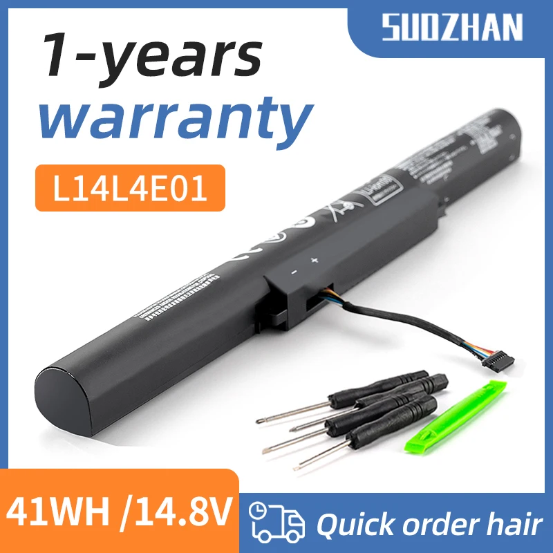 SUOZHAN L14L4E01 Laptop Battery For Lenovo IdeaPad 500-15ISK 500-15ACZ Z41 Z51 Z41-70 Z51-70 For Xiaoxin V4000 Y50C V4000-ISE
SUOZHAN L14L4E01 Laptop Battery For Lenovo IdeaPad 500-15ISK 500-15ACZ Z41 Z51 Z41-70 Z51-70 For Xiaoxin V4000 Y50C V4000-ISE