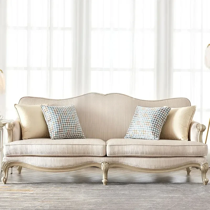 American-Style Solid Wood Double Three-Seat Sofa Meijia Small Apartment Simple and Light Luxury
American-Style Solid Wood Double Three-Seat Sofa Meijia Small Apartment Simple and Light Luxury