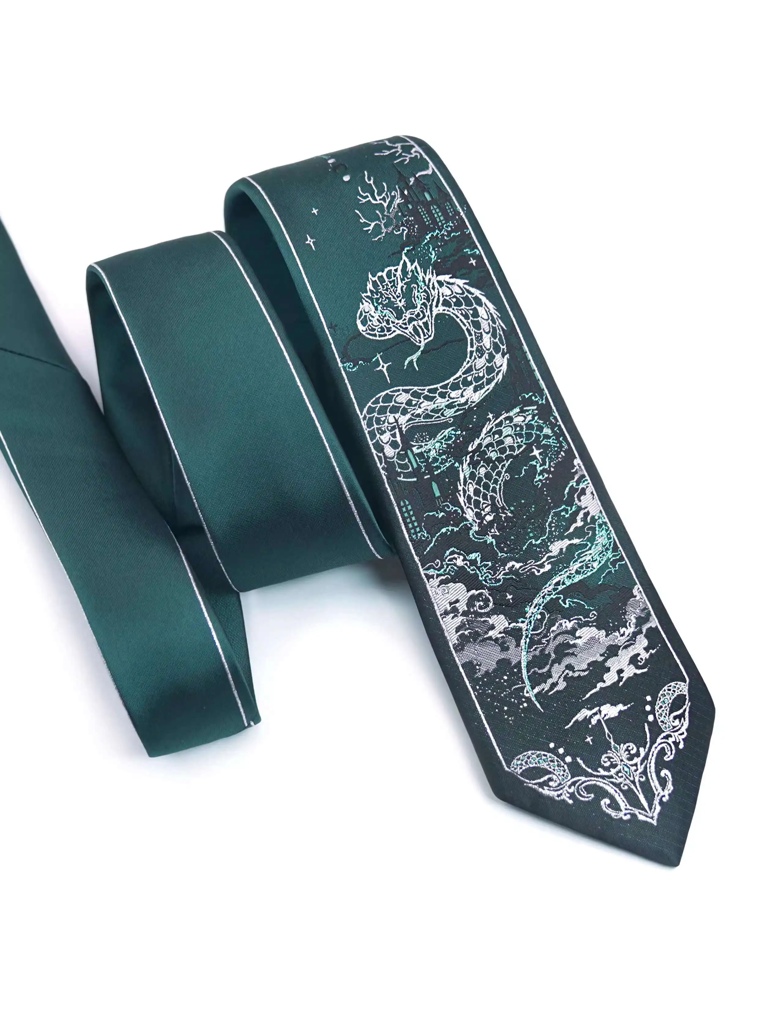 New Fiesta Carnival Halloween Cos Cosplay Hand Tie Tie Green Snake Men And Women Jacquard College Accessories Badge Necktie
New Fiesta Carnival Halloween Cos Cosplay Hand Tie Tie Green Snake Men And Women Jacquard College Accessories Badge Necktie
