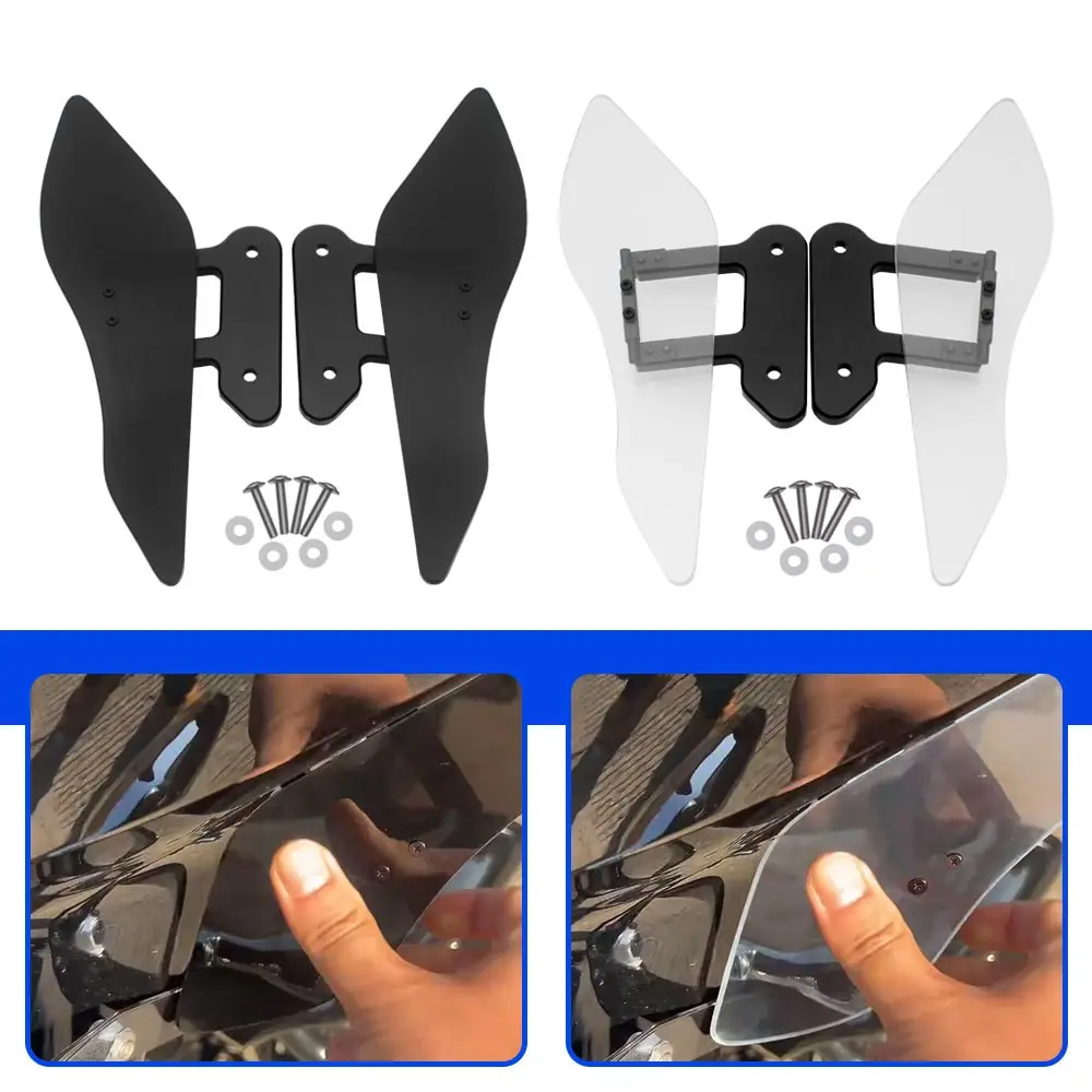 Adjustable Wind Deflector Spoiler Motorcycle Side Fairing Windshield For BMW R18 B R18B Bagger R18 Transcontinental 2021-2026