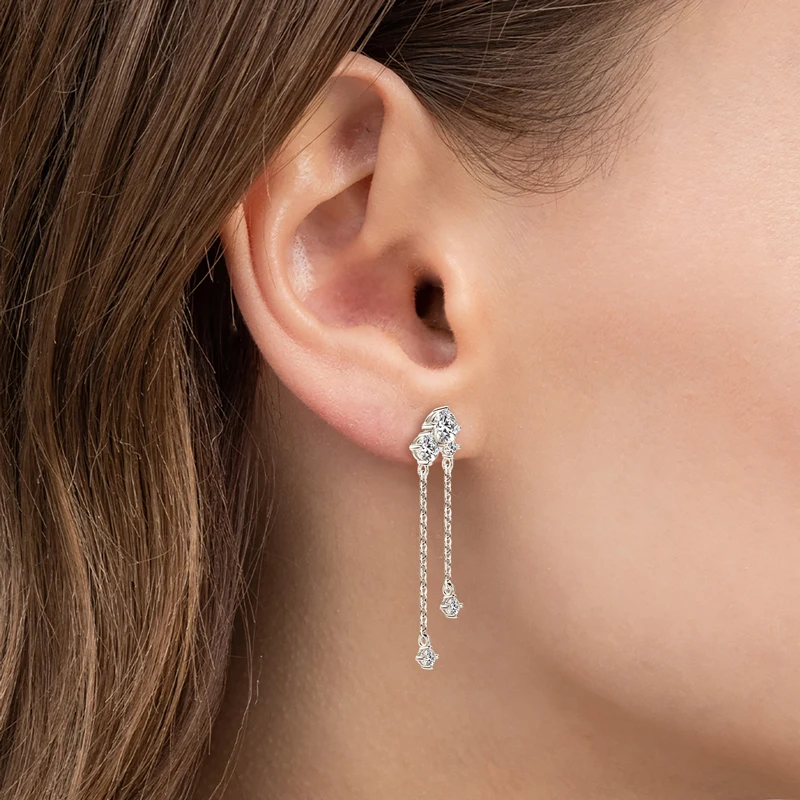 Anziw Korean Moissanite Drop Tassel Dangle Earrings Real Silver 925 for Women Piercing Ear Earrings Wedding Jewelry Accessories
Anziw Korean Moissanite Drop Tassel Dangle Earrings Real Silver 925 for Women Piercing Ear Earrings Wedding Jewelry Accessories