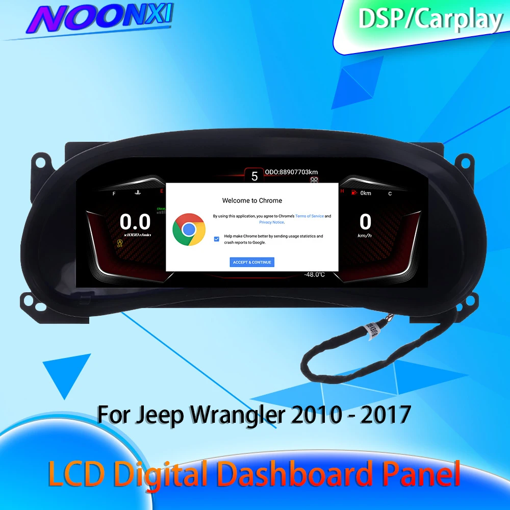 For Jeep Wrangler 3 JK 2010 - 2017 Android Car Digital Instrument LCD Dashboard Display Meter Multimedia Stereo Player Head Unit
For Jeep Wrangler 3 JK 2010 - 2017 Android Car Digital Instrument LCD Dashboard Display Meter Multimedia Stereo Player Head Unit