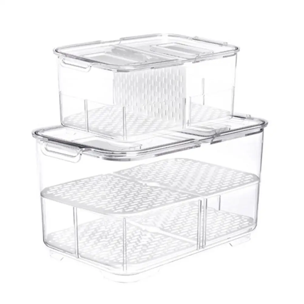 Sealed Storage Box Refrigerator Organizer Fruit Crisper Containers for Food Fresh
Sealed Storage Box Refrigerator Organizer Fruit Crisper Containers for Food Fresh